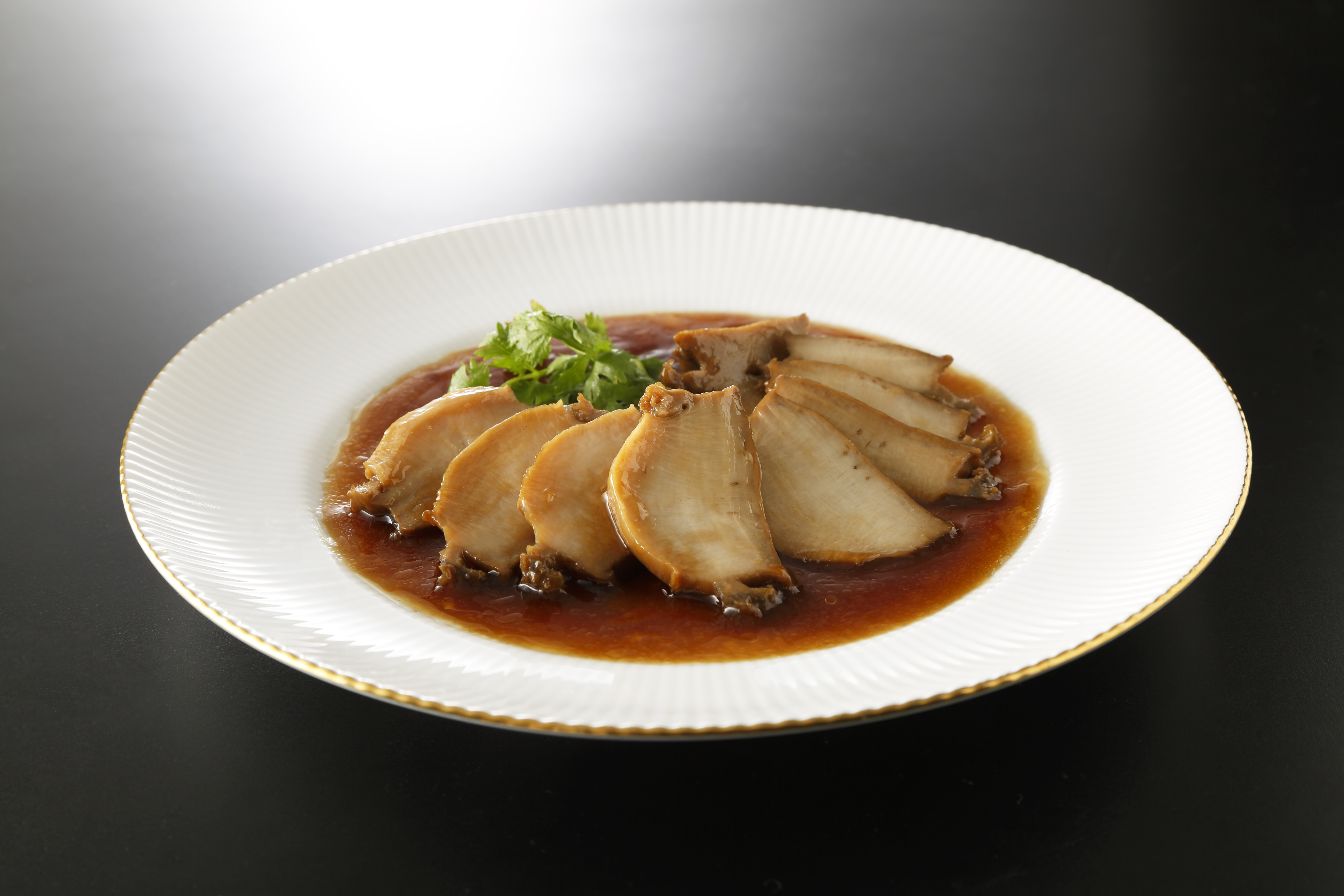 鉄人陳建一　紅焼鮑魚（あわびのしょう油煮）　300g（仕込時、あわび約100g）【冷凍】