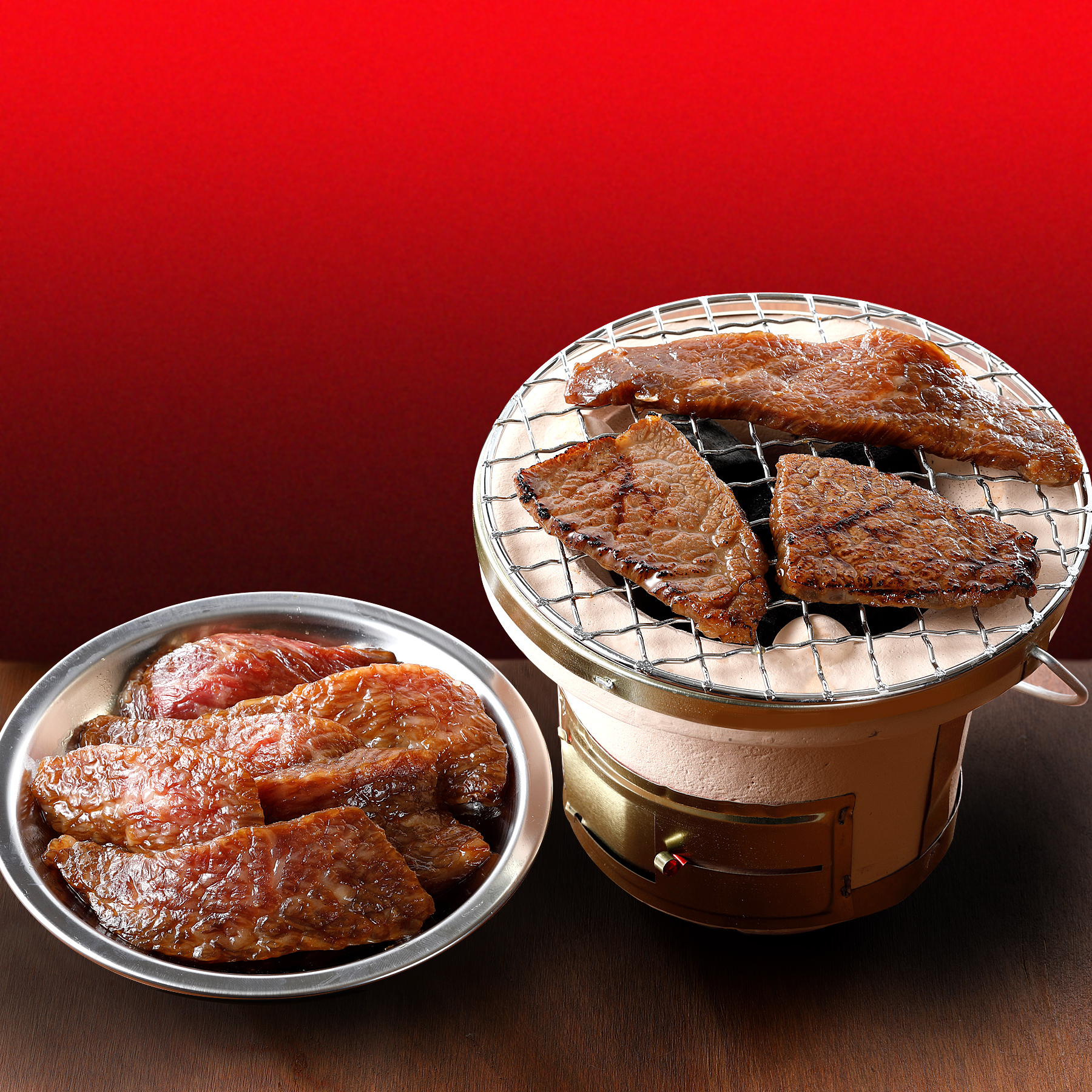 焼肉ヒロミヤ＋　味付き特製黒毛和牛カルビ125g×3個【冷凍】