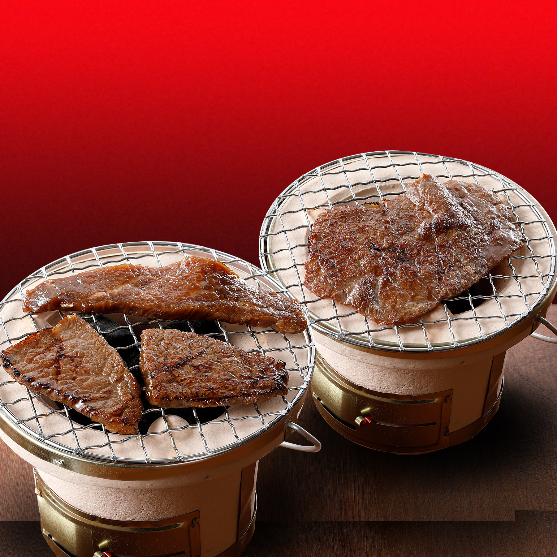 焼肉ヒロミヤ＋　味付き特製黒毛和牛ロースと厚切りカルビセット【冷凍】